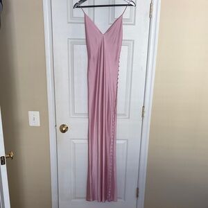 Cami NYC Pink Backless Maxi Dress